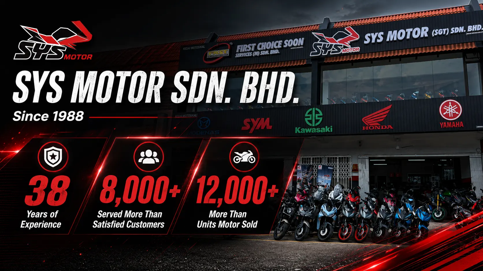 SYS Motor Sdn. Bhd. — Kedai Motosikal Segamat & Labis